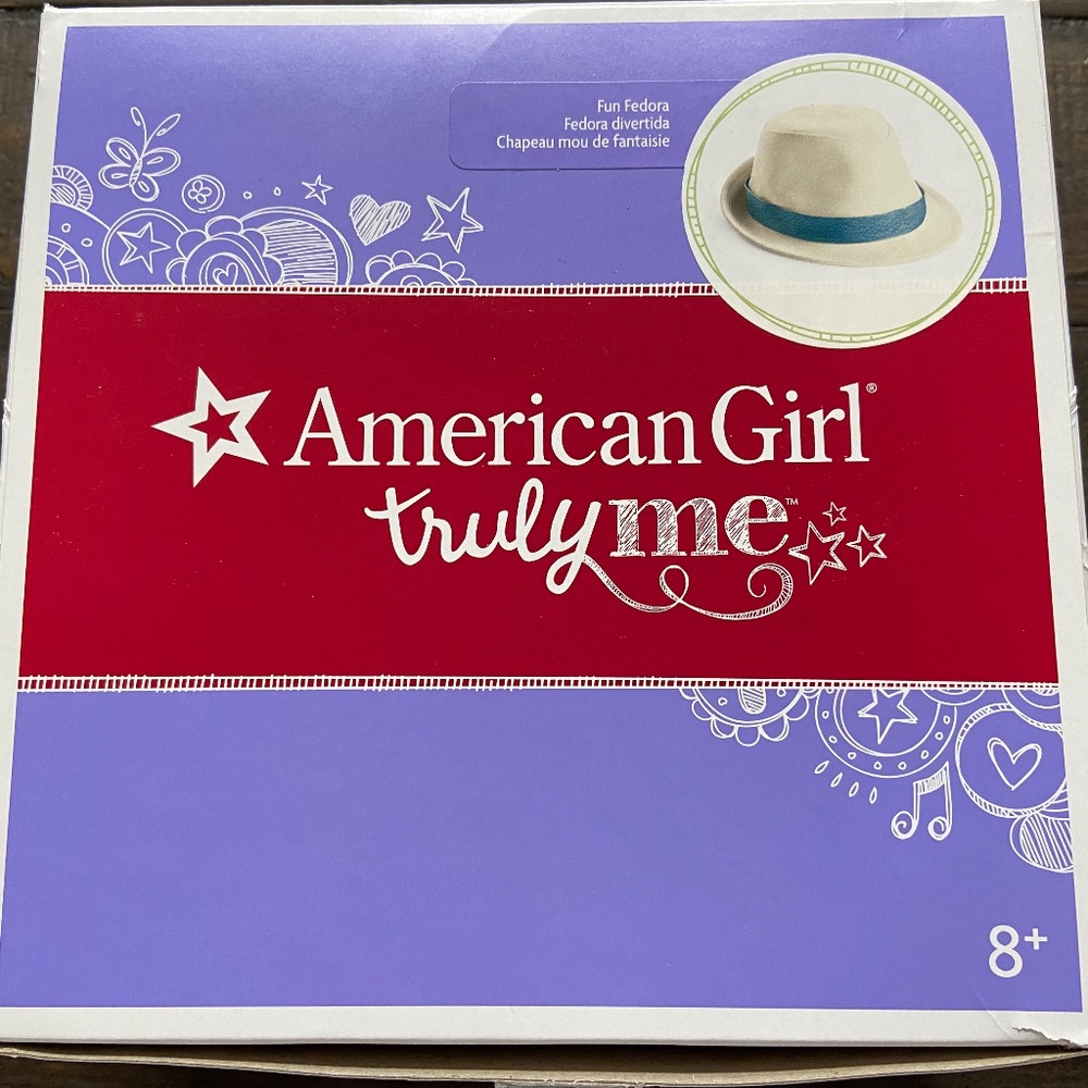 American Girl Truly Me: Fun Fedora hat for 18” doll accessory